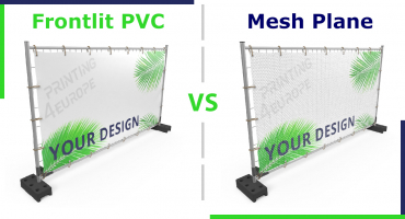 Frontlit PVC Plane oder Mesh-Gewebe – Was ist das beste Banner Material?