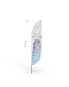 Werbeflaggen Classic Bend L mit Mast - Printing4Europe