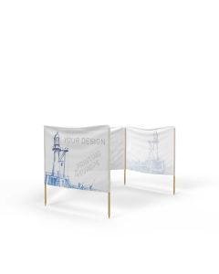 Strand-Windschutz personalisiert