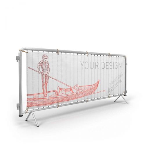 Banner for safety gate 215cm x 73cm mesh fabric