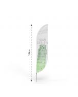 Beachflag Classic Bend M mit Mast - Printing4Europe