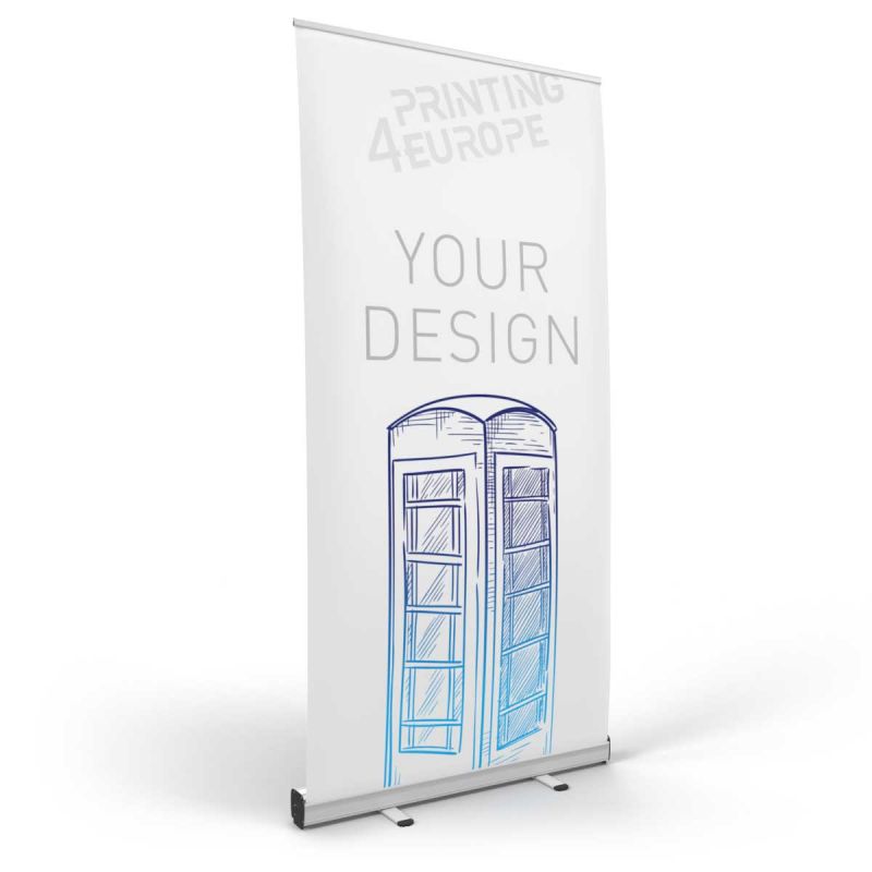 Roll-up Banner with Print and Artwork 100cm x 200 Pull up Display Stand 