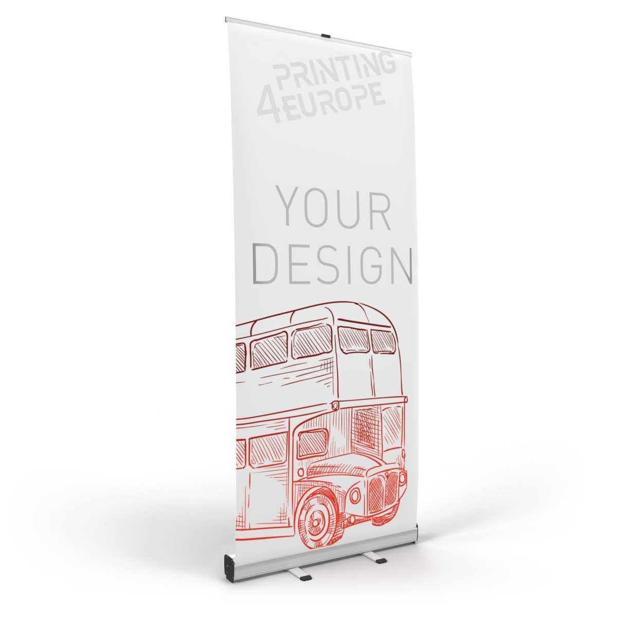 TASCHE mit Gestaltung ! inkl ROLL UP DISPLAY inkl DRUCK 85x200cm Banner 